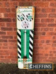 Duckhams Adcoids enamel sign, no thermometer