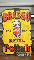 Brasso enamel advertising sign