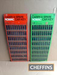 Romac FS and FP key display racks