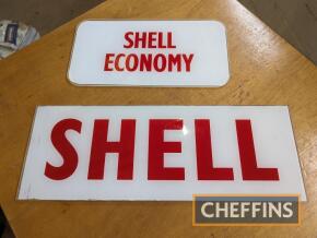 Shell petrol pump signs, 1960s, Shell/Shell Economy