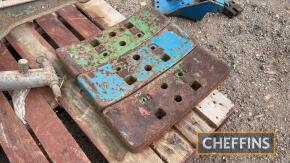 3no. EnFo Fordson Major front weights