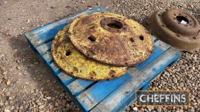 John Deere cast iron wheel centres