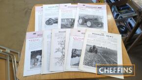 12no. Roadless News brochures inc' Ploughmaster 6/4 and Super Dexta