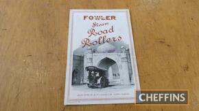 Fowler Steam Road Rollers 3pp sales brochure, good illustrations, uncommon