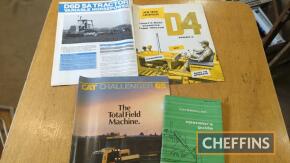 3no. Caterpillar sales brochures for D4/D6D and Challenger 65 t/w operators guide