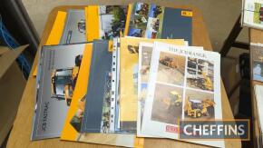 Qty JCB brochures to inc' SED special etc