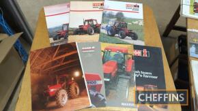 Qty Case IH tractor brochures