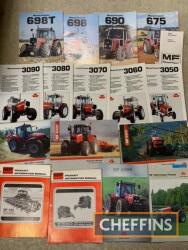 Qty Massey Ferguson tractor brochures