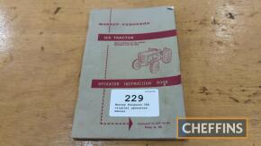 Massey Ferguson 35X original operators manual