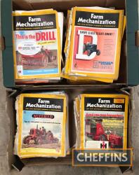 Farm Mechanization magazines in well used condition (2 boxes)