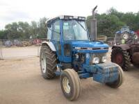 1987 FORD 7610 diesel TRACTORReg. No. E831 JEGSerial No. B31748Fitted with a Super Q cab, showing 3,862 hours and consigned from a local farm