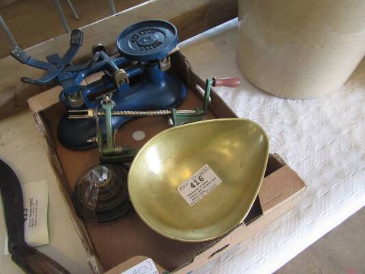 Victor kitchen scales and weights and apple corer