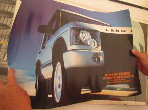 Land Rover Discovery 2003 poster, 24ins x 17ins