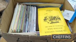 Qty rally programmes, sale catalogues, steam preservation magazines