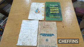 Fordson Super Major repair operations book t/w parts list