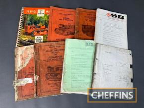 Allis Chalmers, qty of crawler tractor instruction manuals etc to inc' HD5, HD7 etc
