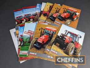Case IH, a qty of agricultural tractor and machinery range brochures, technical sheets etc, to inc. 7250 Pro etc, some duplicates