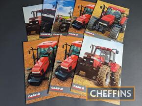 Case IH, a qty of agricultural tractor and machinery range brochures, technical sheets etc, to inc. Maxxum etc, some duplicates
