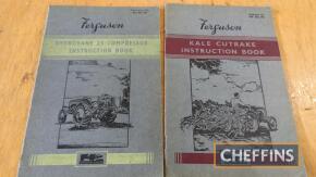 Ferguson Kale Cutrake and Hydrovane 25 Compressor instruction books
