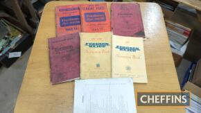 Qty Fordson tractor instruction books and parts lists to inc. Major etc