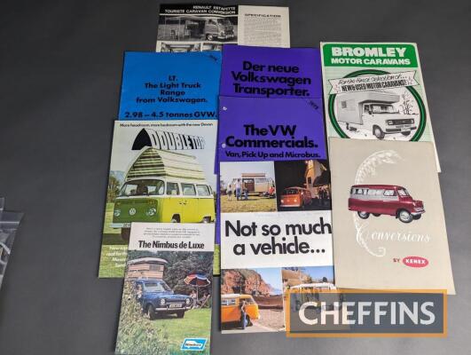 VW van brochures together with camper conversion brochures