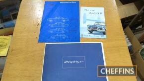 Ford Zephyr brochures to inc Mk2 & Mk4
