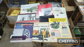 Qty Ford commercial vehicle sales brochures and leaflets to inc. D series, Cargo etc