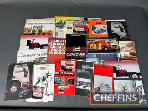 Qty Ford commercial vehicle sales brochures and leaflets to inc. Fiesta, Transit etc