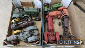 Collection of tinplate tractors