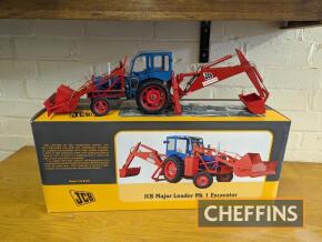 JCB Fordson Major Loader and Excavator 1:16 scale model by Universal Hobbies, boxed