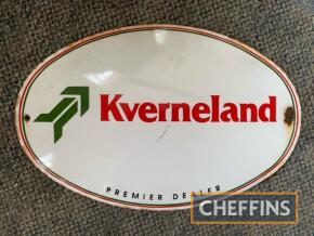 Kverneland enamel dealership sign