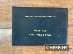 Muir-Hill 101 tractor operators manual