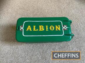 Albion binder cast iron toolbox, restored