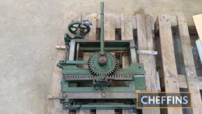 Steam engine valve planing machine in very good working order