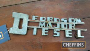 Fordson Major bonnet badge