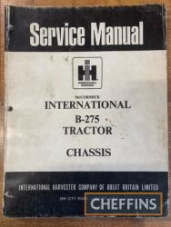 International B275 tractor workshop service manual