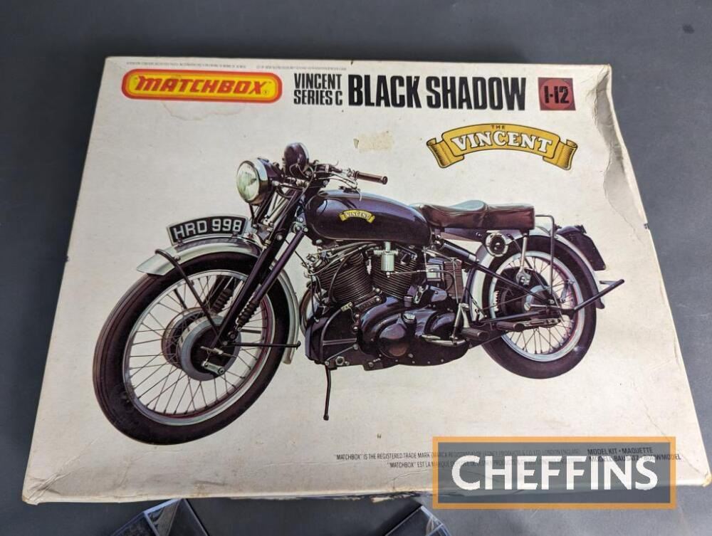 Vincent Black Shadow 1:12 scale model kit by Matchbox