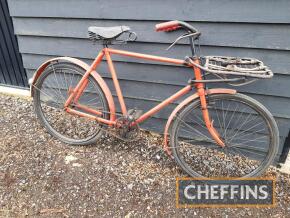 Post Office bicycle c/w parcel tray, c.1940s