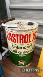 Castrol XL multi-grade 5gallon oil drum