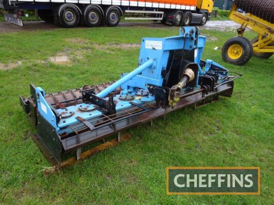 c.1991 Sicma mounted power harrow, 3m