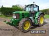 2009 JOHN DEERE 6630 PowrQuad 40kph 4wd TRACTOR Fitted with 2002 LaForge LTPR4 front linkage, on Goodyear 520/70R38 rear and Goodyear 420/70R28 front wheels and tyres. Reg. No. VX09 EUT Serial No. L06630G613969 Hours: 12,705 (at time of catalo - 3