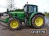 2009 JOHN DEERE 6630 PowrQuad 40kph 4wd TRACTOR Fitted with 2002 LaForge LTPR4 front linkage, on Goodyear 520/70R38 rear and Goodyear 420/70R28 front wheels and tyres. Reg. No. VX09 EUT Serial No. L06630G613969 Hours: 12,705 (at time of catalo - 4