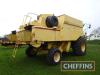 1992 NEW HOLLAND TF46 COMBINE HARVESTER. With Mercedes V8 Engine. On 30.5R32 front and 500/60-22.5 rear wheels and tyres. Fitted with 24ft self-levelling header on Mekang single axle header trailer. Reg. No. K342 NPO Serial No. 7413028 Hours: 4846 FDR: - 9