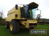 1992 NEW HOLLAND TF46 COMBINE HARVESTER. With Mercedes V8 Engine. On 30.5R32 front and 500/60-22.5 rear wheels and tyres. Fitted with 24ft self-levelling header on Mekang single axle header trailer. Reg. No. K342 NPO Serial No. 7413028 Hours: 4846 FDR: - 11