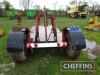 Farm made single axle hydraulic lowering flatbed low loader 8ftx15ft - 5