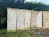 22no. Concrete L Shaped concrete panels. 3ft width, 8ft high