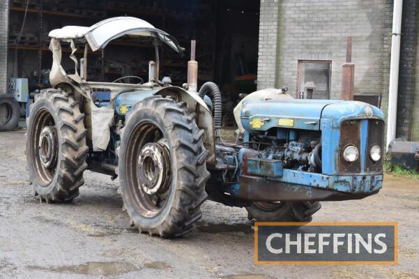 1964 DOE Triple D diesel TANDEM TRACTOR Reg No. YGV 850 (expired) Serial No. D374 Supplied Engine Numbers: 08D962984(B)/08D962954(F) This Triple D was originally supplied to FH Dennis, Home Farm, Clare, Suffolk on 7th July 1964. It is a very original