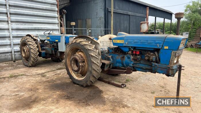 1967 DOE 130 diesel TANDEM TRACTOR Reg. No. HCT 663E Serial No. D632 Tractor Serial No. B829563(B)/B849073(F) HCT 663E was originally supplied to Grantham Tractors on 28th April 1967. At some point in its life the tractor was split and the back half