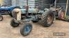 1964 DOE Triple D diesel TANDEM TRACTOR Reg. No. UAR 237 Serial No. D383 Supplied Engine Number. D968893/D968908 Records show that D383 was supplied new to Black Bockingham Farm, Layer Marney, Colchester on 31st August 1964. This is a composed pair - 3