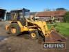 1982 JOHN DEERE 410 diesel BACK HOE DIGGER LOADER Reg No. NVP 781X Serial No. 418197 Fitted with front loader, 4in1 bucket, back actor and buckets